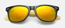 Bamboo Sunglasses with UV400, color black red mercury, Model BB408 - bamboobud.com