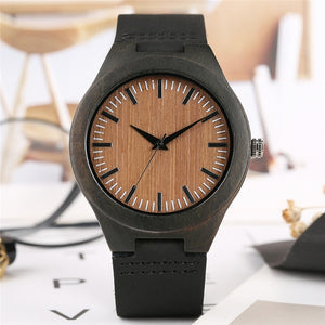 Bamboo Watch Analog Quartz Natural wood color, Model BB926 - Bamboobud