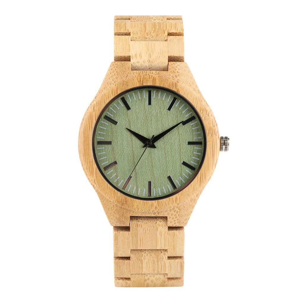 BOBO BIRD A09 Ladies Casual Quartz Watches Natural Bamboo Watch Top Brand  Unique Watches For Couple in Gift Box - OnshopDeals.Com