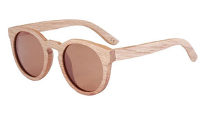 2022 NEW Round Bamboo Wood Sunglasses Polarized UV400 - BB267